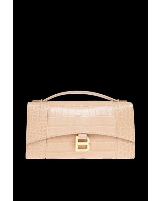 Balenciaga Black Hourglass Top Handle Bag
