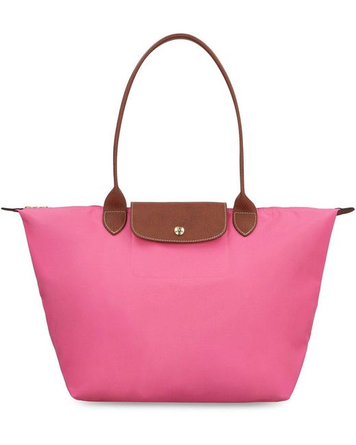 Longchamp Pink Le Pliage Large Bag