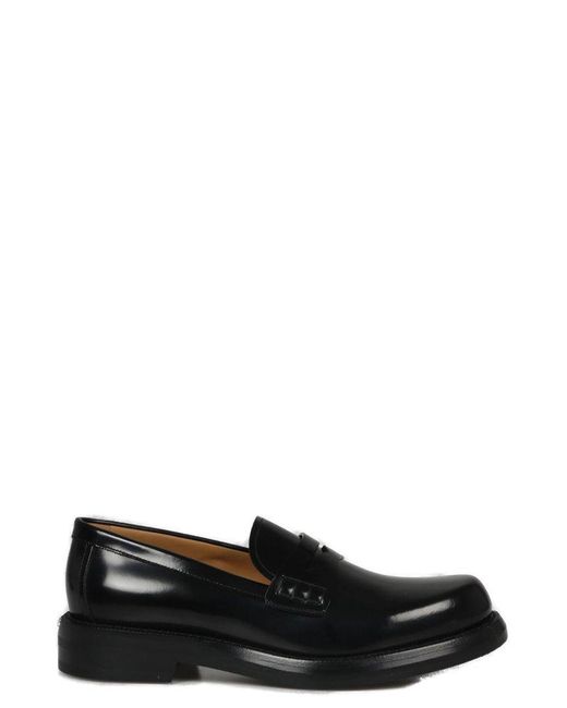 Dior Black Carlo Slip-on Loafers for men