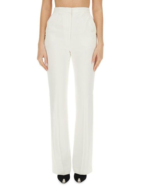 Alexander McQueen White Tailored Pants