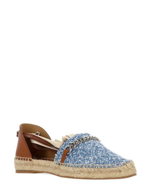 Stella McCartney Blue Espadrille Flats