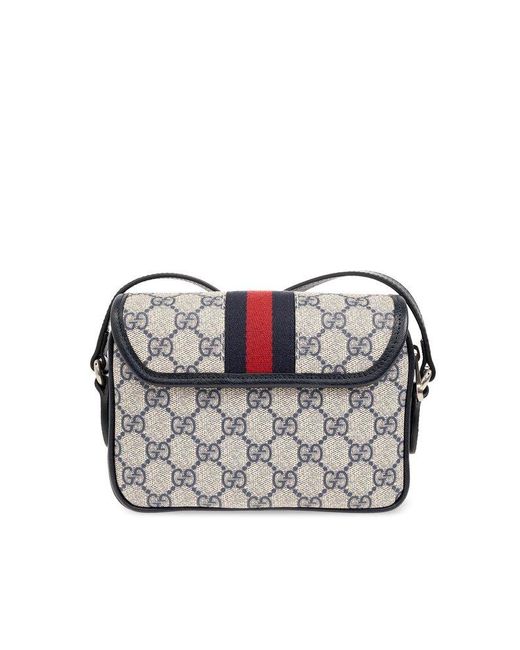 Gucci Black 'ophidia Mini' Shoulder Bag