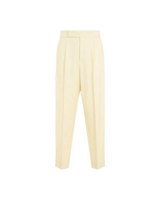 Fear Of God Natural Pleated Tapered Leg Pants for men