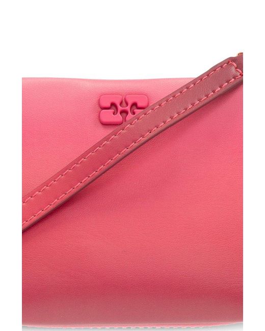 Ganni Pink ‘Bou Mini’ Shoulder Bag