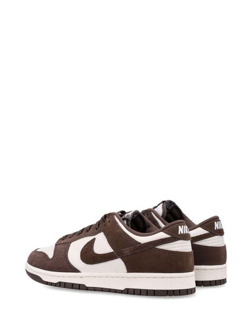 Nike Brown Dunk Low Retro Lace-Up Sneakers