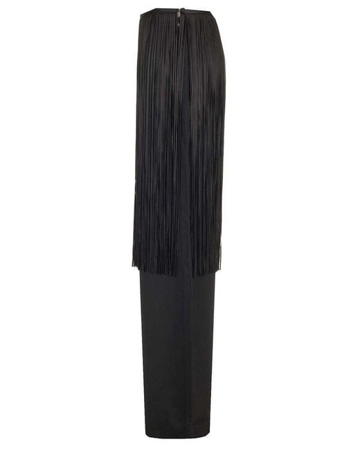 ‎Taller Marmo Gray Oregon Fringed Trousers