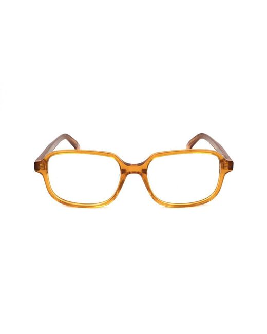 Retrosuperfuture Black Numero 05 Rectangular Frame Glasses