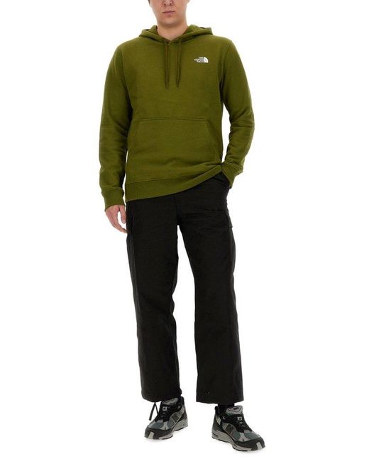 The North Face Green Sweatshirt With Logo for men