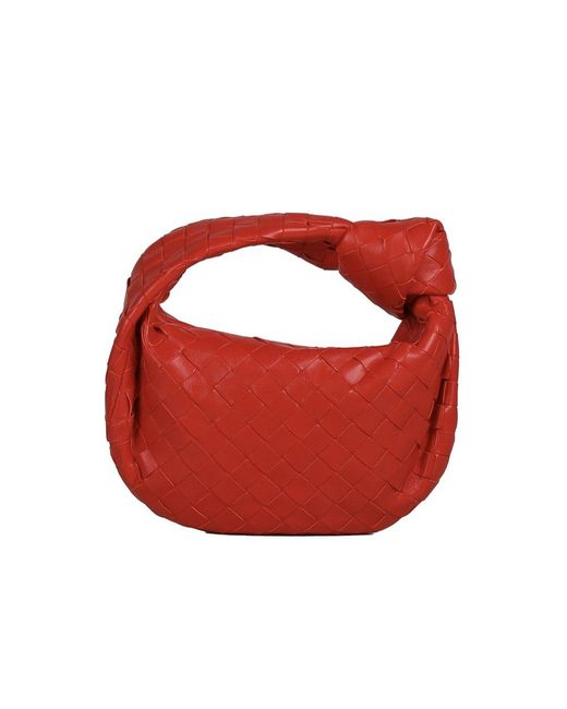 Bottega Jodie Mini Tote Bag in Red Lyst