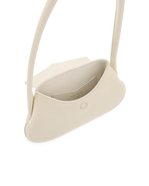 AMINA MUADDI White Gemini Flat Shoulder Bag