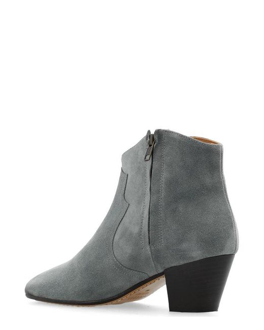 Isabel Marant Gray Ankle Boots
