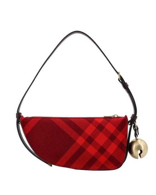 Burberry Red Shield Mini Shoulder Bag