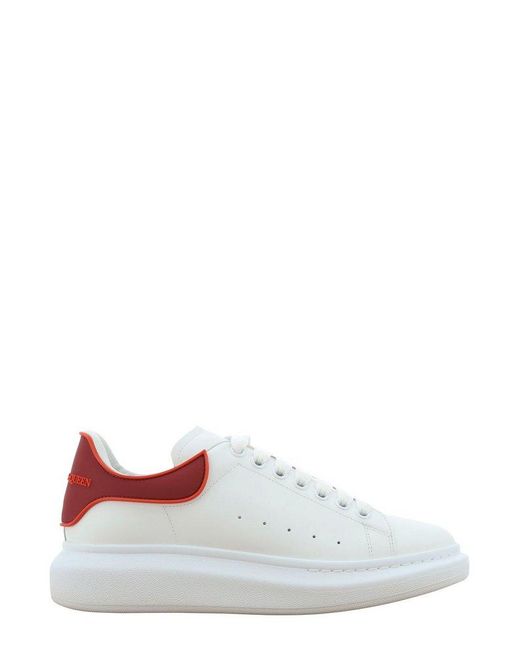 Alexander McQueen White Oversized Low-Top Sneakers for men