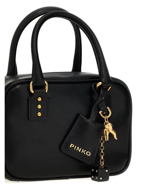 Pinko Bowling Bag Hand Bags Black