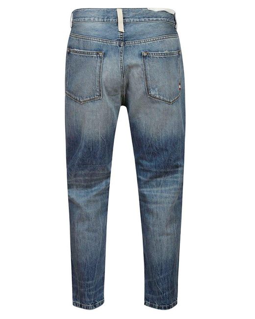 AMISH Blue Jeremiah Distressed Jeans for men