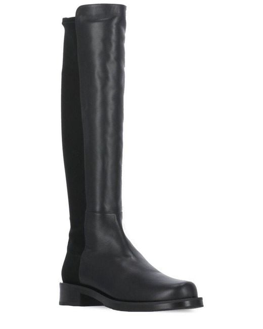 Stuart Weitzman Black Halfnhalf Bold Knee-High Boots