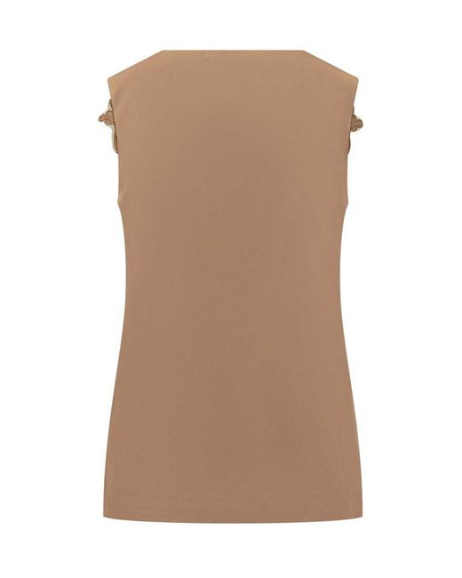 Alberta Ferretti Brown Top Enver