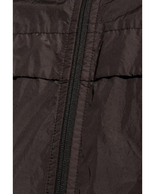 Stone Island Brown Jacket With Logo, for men