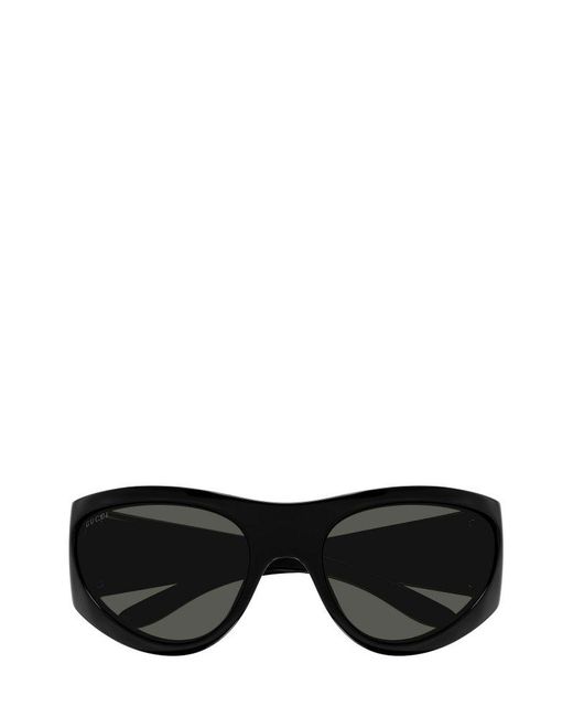 Gucci Black Cat-eye Frame Sunglasses for men
