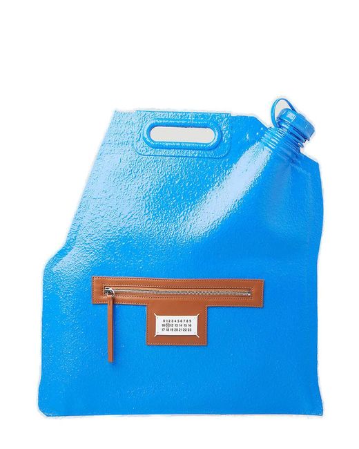 Maison Margiela Bottlecap Textured Tote Bag in Blue for Men Lyst