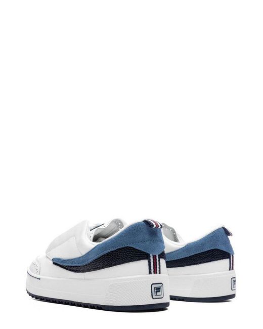 Fila White Sanati Sl Low-Top Sneakers