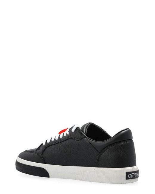 Off-White c/o Virgil Abloh Black New Low Vulcanized Lace-up Sneakers for men