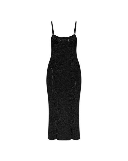 Jacquemus Black ‘Fiesta’ Glitter Dress
