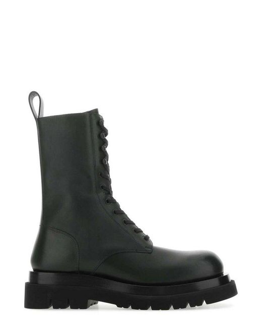 bottega veneta lace up boots