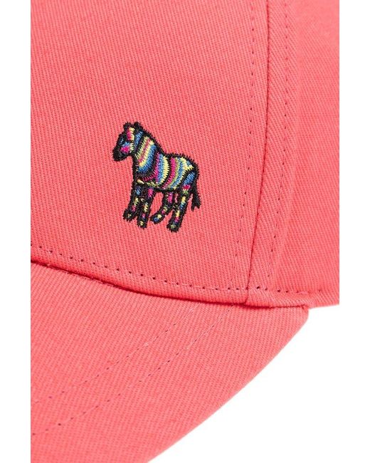 PS by Paul Smith Pink Ps Paul Smith Baseball Cap With Patch for men