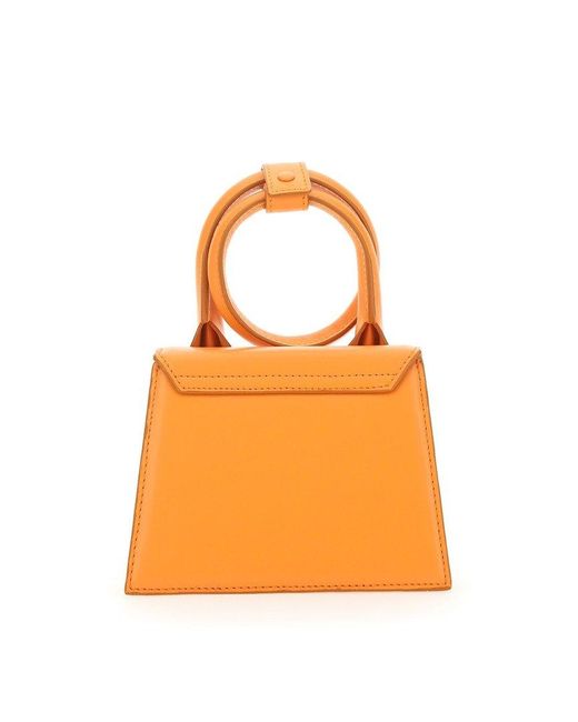 Jacquemus Le Chiquito Noeud Crossbody Bag in Orange Lyst UK