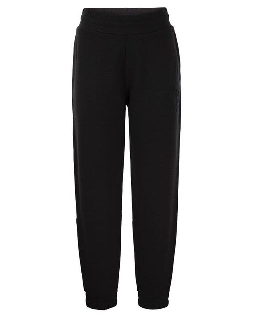 Moncler Black Elasticated Waistband Sweatpants