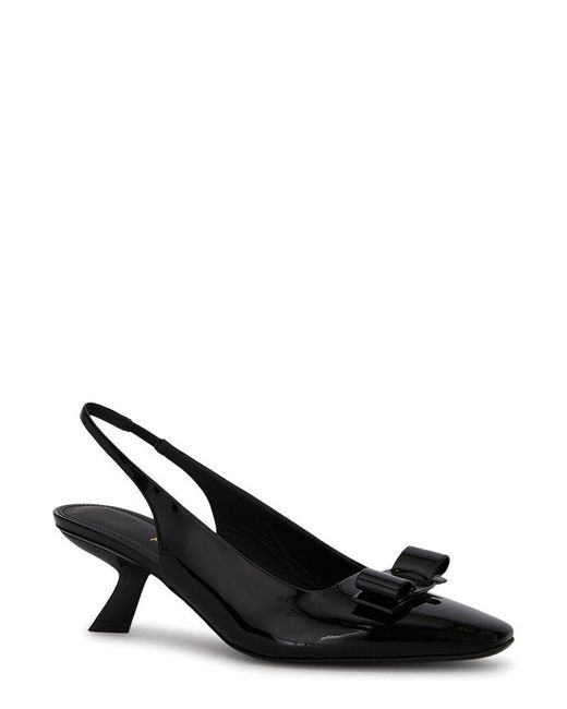 Ferragamo Black Heeled Shoes