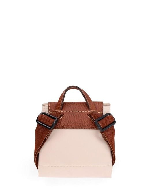 Longchamp Pink Rucksack M Le Pliage Backpack