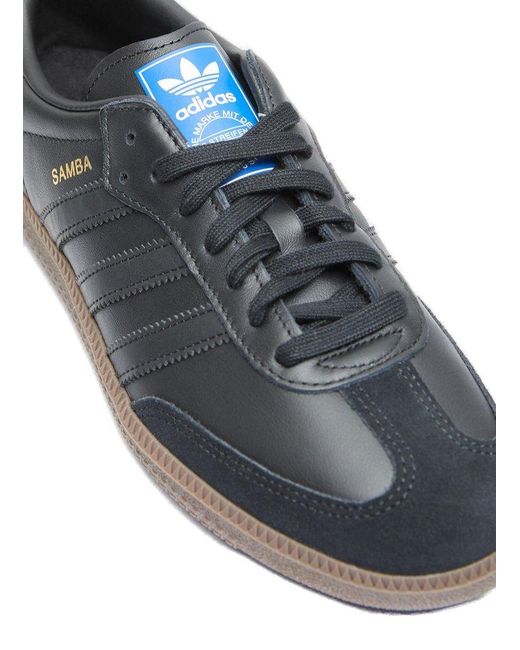 Adidas Originals Black Samba Og Low-top Sneakers