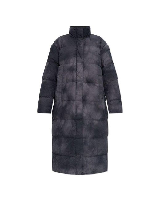 DIESEL Blue W-Raveel Long Down Coat