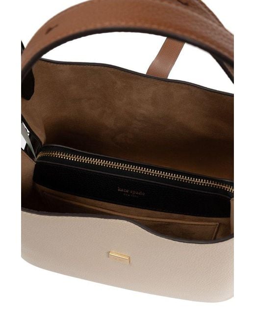 Kate Spade Natural Deco Colorblocked Top Handle Bag