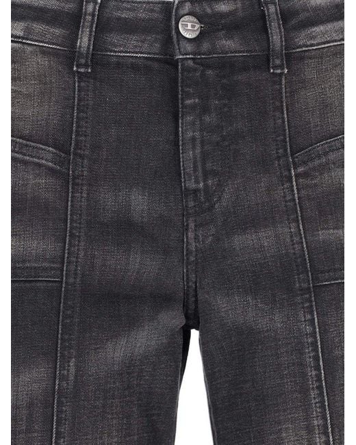 DIESEL Blue D-akii Crease Effect Jeans