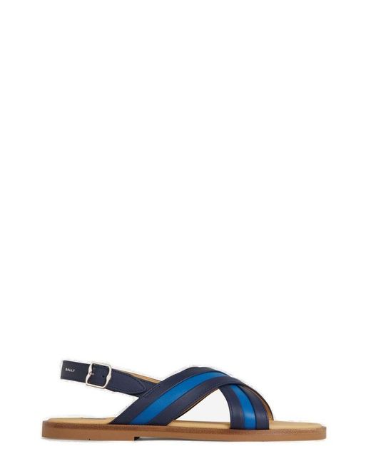 Bally Blue Two Toned Sandals for men