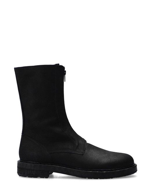 Ann Demeulemeester Willy A. Ankle Boots In Black Leather for men
