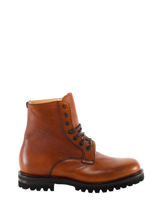brown colour boot shoes