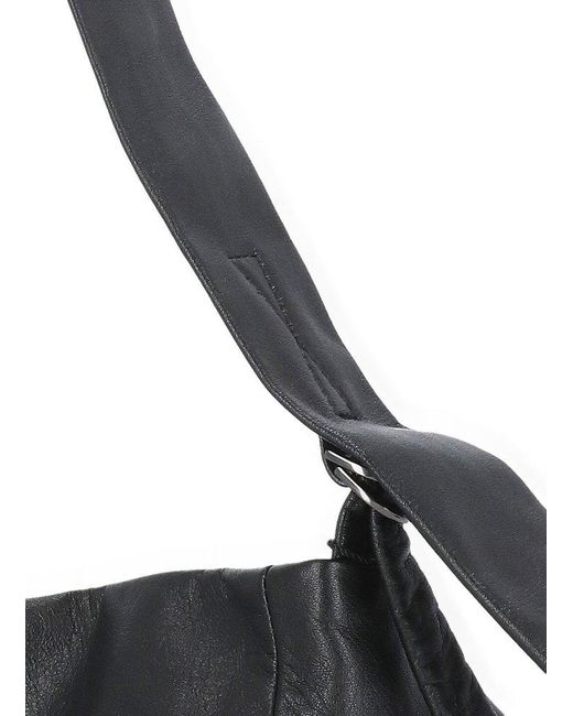 Discord Yohji Yamamoto Black Zipped Shoulder Bag