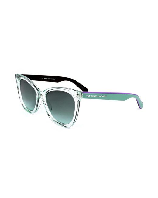 Marc Jacobs Green Cat-eye Frame Sunglasses