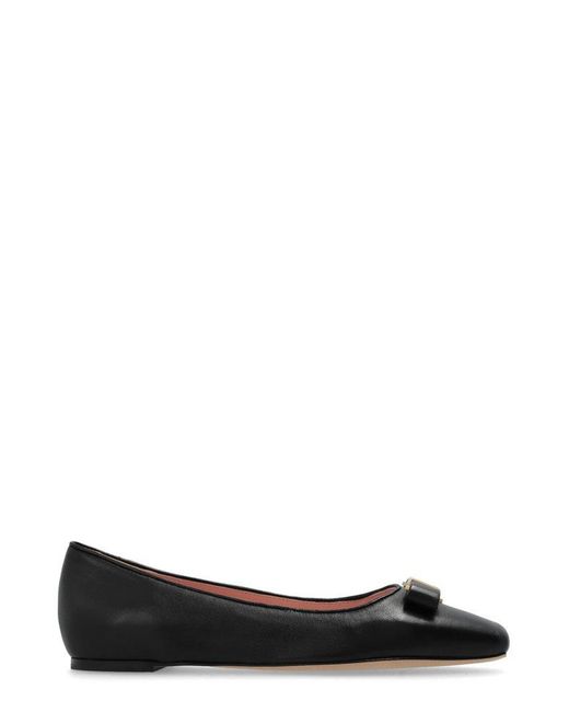 Kate Spade Black Bow Detail Ballet Flats
