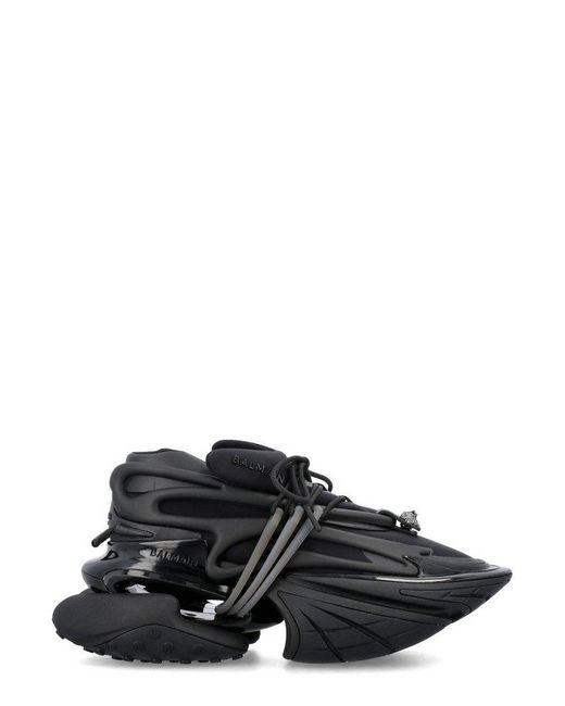 Balmain Black Unicorn Low-top Sneakers for men