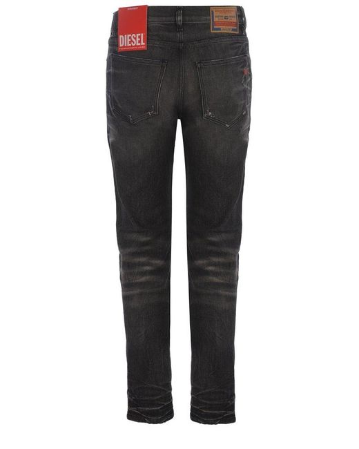DIESEL Gray Jeans "D-Strukt" for men