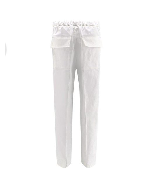 Jil Sander White Trouser for men