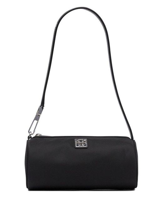 Tory Burch Black Virginia Zipped Cylinder Bag