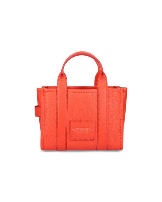 Marc Jacobs Red The Leather Crossbody Tote Bag