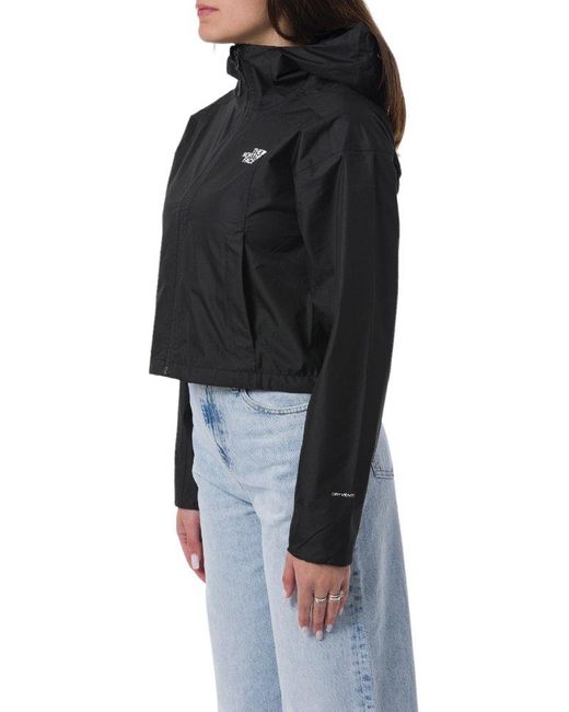 The North Face Black Zip-up Cropped Jacket