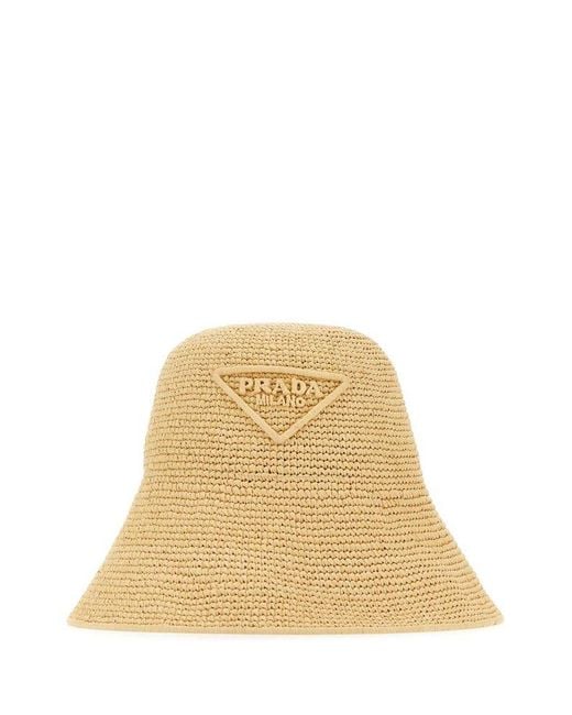 Prada straw hat hotsell